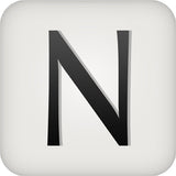 Nordstrom Department Store Logo black letter on grey rectangular background